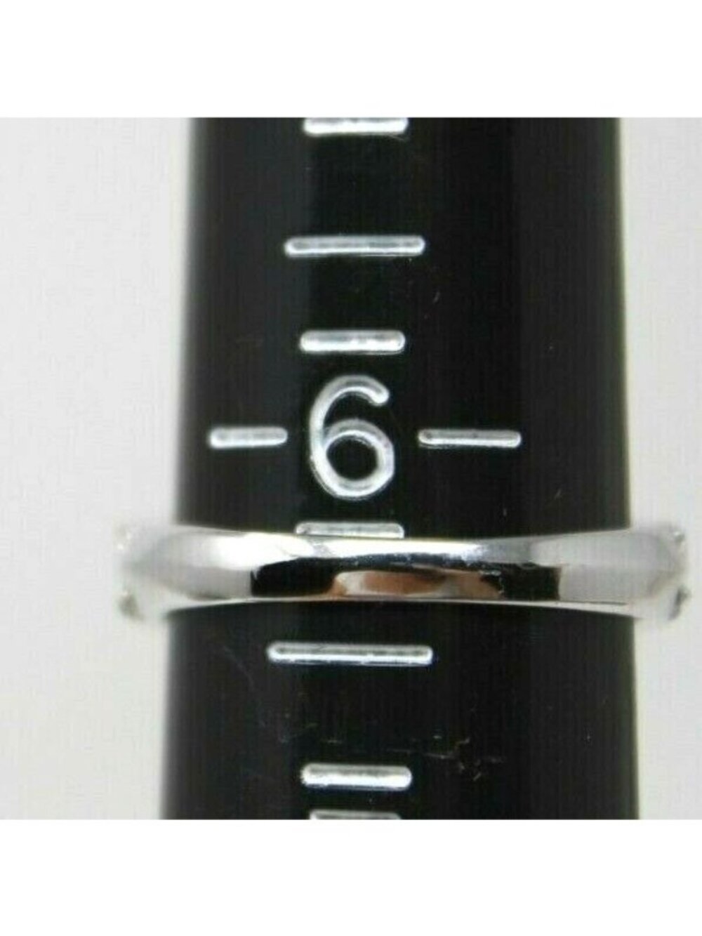 Sterling Silver Rhodium Plated Ring CZ Statement VTG Style Cocktail Sz 6.25  RB2 - Picture 6 of 8